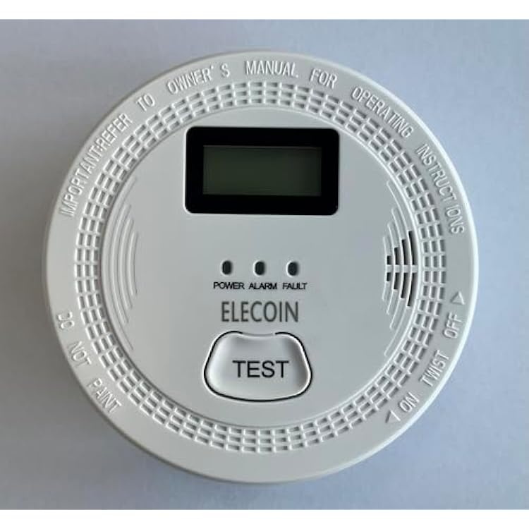 2in1 Smoke detectors and Carbon Monoxide detectors-85 dB Alarm,fire detectors,Smoke Alarms Fire Alarms Gas Alarms,Easy Setup,ldeal for Hotels