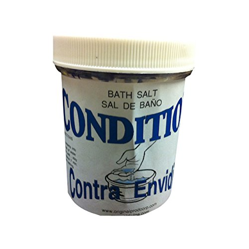 Original Botanica Condition Bath Salt Spiritual Cleansing Bathing Ritual Negative Energy Protection Herbs Purification Healing Salts for Spell Removing Hex Removal, 4oz Jar