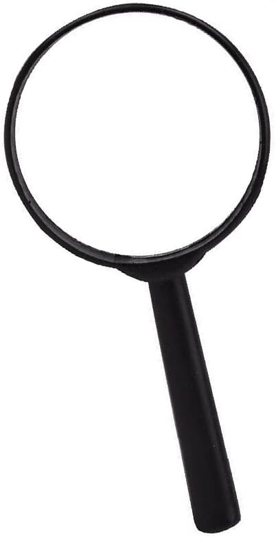 SaiDian 1Pcs 4" Handheld Magnifying Glass 3X Glass Magnifier for Reading Fine Print and Other Low Vision Tasks