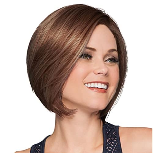 GABOR Opulence Chin-Length Modern Page Wig by Hairuwear, Large Cap, GL10-12 Sunlit Chestnut