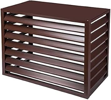 Outdoor Air Conditioning Cover Decorative Privacy Screen, Aluminum All-weather Central Air Conditioner Protection Cover For Outside Units,freestanding Enclosure To Cover Garbage Or Ac Units,