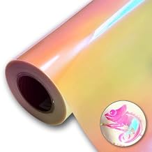 HTV4U Chameleon Gradient Heat Transfer Vinyl (Chamleon Pink, 20" x 2 Feet) - Dynamic Gleaming Shifting Colors to Craft, Heat Press, Transfer, Iron on Vinyl for Custom Shirts and Garments