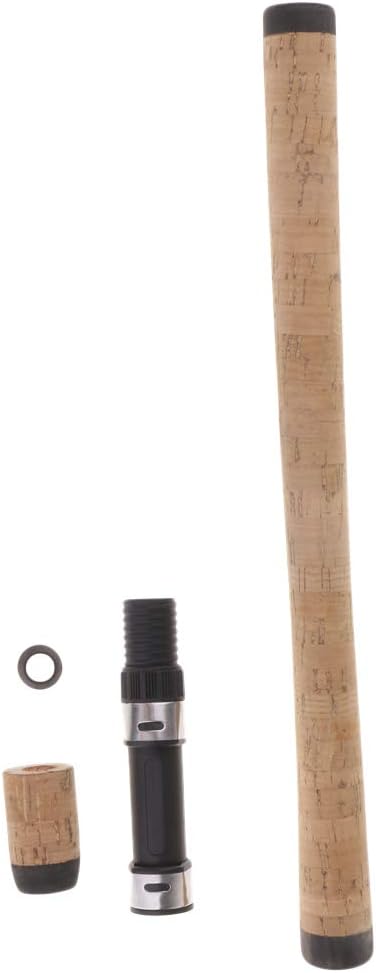 Baosity DIY Fishing Rod Building Long Composite Cork Handle with Reel Seat