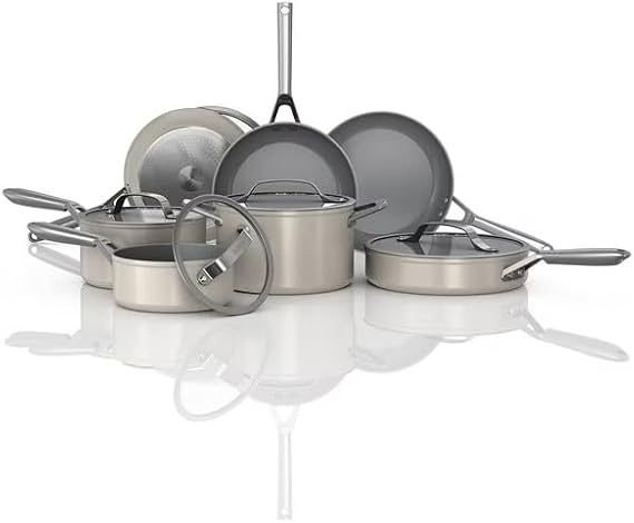 Ninja CW39012AST NeverStick Ceramic Pro 12-Piece Cookware Set