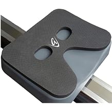 GODFREY Ergo Grip Rowing Machine Seat Cushion 12mm Non-Slip Neoprene Rower Pad for Concept 2, Water Rower & Recline Bikes (Black)