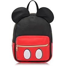 Disney Mickey Mouse Backpack for Women, Men, Unisex | Cute PU Leather 10" Mini Backpack Purse