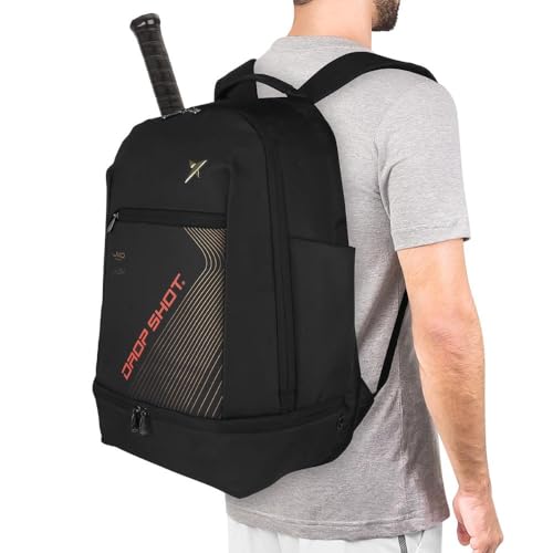 Drop Shot Airam JMD Unisex Padel Racket Bag - Versatile Multicolor padel bag - alternative for Tennis Athletes - with Insulated Pocket Ventilated Shoe Compartment - by JMD
