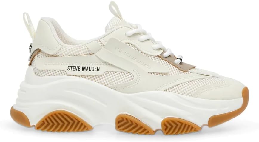 STEVE MADDEN White GUM SNEAKERS