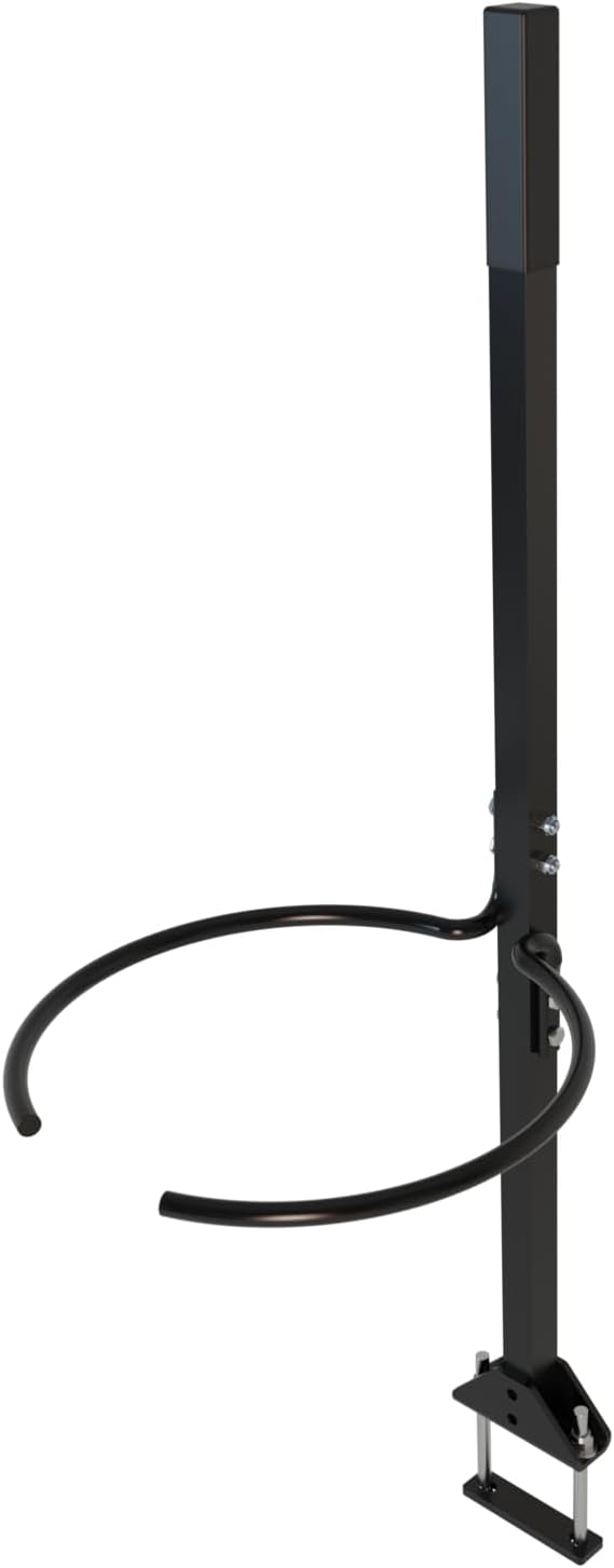 Agri-Fab Zero Turn Riding Lawn Mower Bucket Bracket with Handle, 5 Gallon Bucket Holder Accessory for Lawn Debris Collection