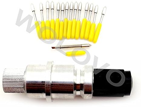 15PCS 30 Degree Graphtec CB09U CB09 Blades Vinyl Plotter Cutter + 1PCS Blade Holder Housing