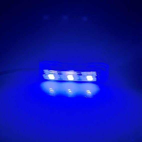Small Aquarium Led Light, Multicolor Led Fish Tank Light for Freshwater Plants Aquarium Accessories Fish and Aquatic Pets (Blue Light)