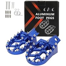 Universal Foot Pegs Footpegs Pedals CNC Aluminum Foot Rests for CRF70 XR70 CRF110 XR110 XR50 CRF50 pit bike and most chinese pit bike Stomp Demon X WPB Orion M2R, Blue