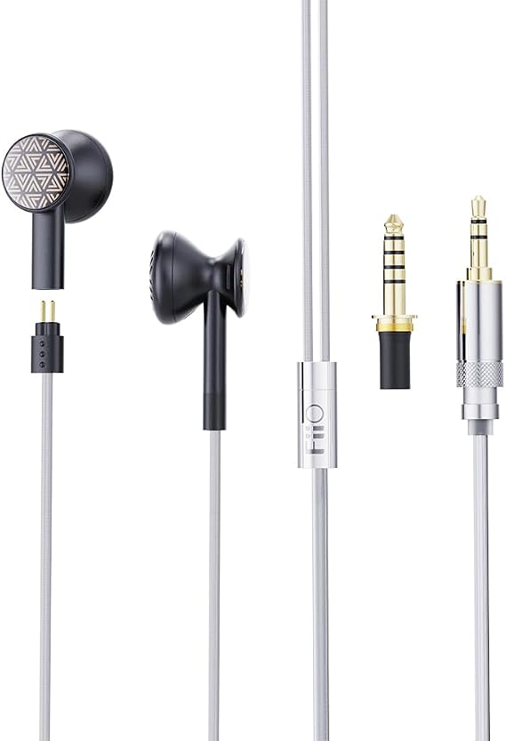 FiiO FF3S Dynamic Drive Earbuds, HiFi Wired Earphone with Bass Super Sound Earbud Music Earphones