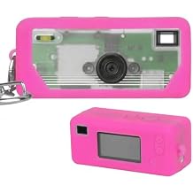 Silicone Case for Kodak CHARMERA Keychain Digital Camera Blind Box, Photo Mini Keychain Camera Sleeve with Precise Cutouts & Scratch Protection - Camera NOT Included (Magenta)