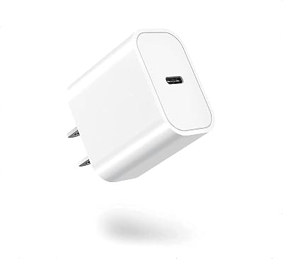 20W USB C Charger for iPhone 1212 Mini 12 Pro Max, Power Delivery 3.0 Fast Charger, PD Type C Charger Compatible with iPhone 11, iPad Pro, AirPods Pro, Pixel 3 White White