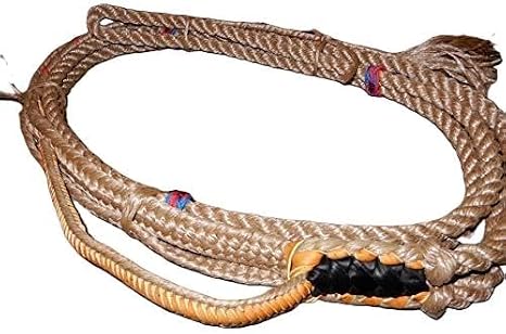EPT Bull Rope Tan Poly Pro 9x7 Left Hand 7/8" x 1" - Bull Riding - EPT Bull Ropes 16'