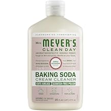 MRS. MEYER'S CLEAN DAY Baking Soda Cream Cleaner, Cuts Grease, Scratch-Free Polish, Apple Blossom, 16 Fl Oz, Pack of 1