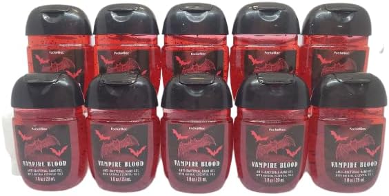 Bath Body Works Vampire Blood Plum Pocket Bac Hand Gel Ten 1 oz Bottles!