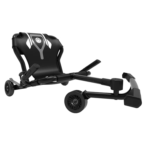 EzyRoller Classic X Ride On Toy for Kids, Ages 3-12, Up to 154 lbs - Black