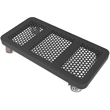 CPU Stand Mobile PC Tower Stand, Rolling CPU Stand for Under Desk, Floor CPU Holder Stand Cart with Lockable Wheels, for Home, Office Computer Tower Stand(Black,450mm*250mm)