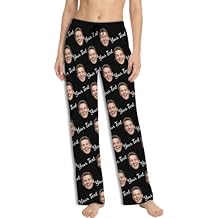 Custom Pajamas Pants With Photo Face Valentine's Day Gifts For Couples Women Men Personalized Gifts For Him Her