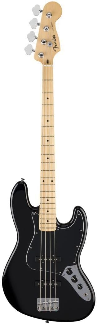 Fender Standard Jazz Bass MN Black - 4-String Electric Bass