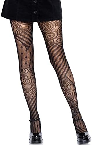 Leg Avenue womens Doll Fishnet Tights Black One Size