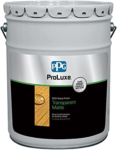 5 Gal ProLuxe SIK240-078 Natural SRD NL One-Coat Protection for Exterior Wood, Transparent Matte