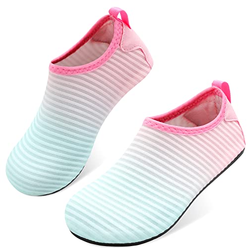 JOINFREE Kids Boys and Girls Swim Water Shoes Toddler Quick Dry Aqua Socks Barefoot Skin Shoes for Beach Sports