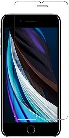 Engo Apple iPhone Se 2020 İle Uyumlu Ekran Koruyucu 9H Temperli Kırılmaz Esnek Nano Cam, Çizilmeye Dayanıklı Koruma, HD Şeffaf