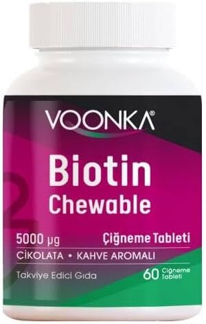 Voonka Biotin Chewable Takviye Edici Gıda 60 Tablet