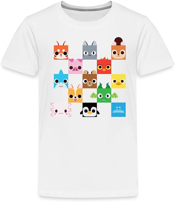 Pet Simulator - Checkered Faces T-Shirt (Kids)