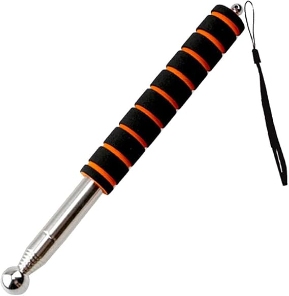 VILLCASE Telescopic Rod Detection Hammer Hollowing Drum Sound Detection Hammer Home Inspection Tool with Lanyard 51.18In Wall Test for Tile Floor Ceiling Inspection