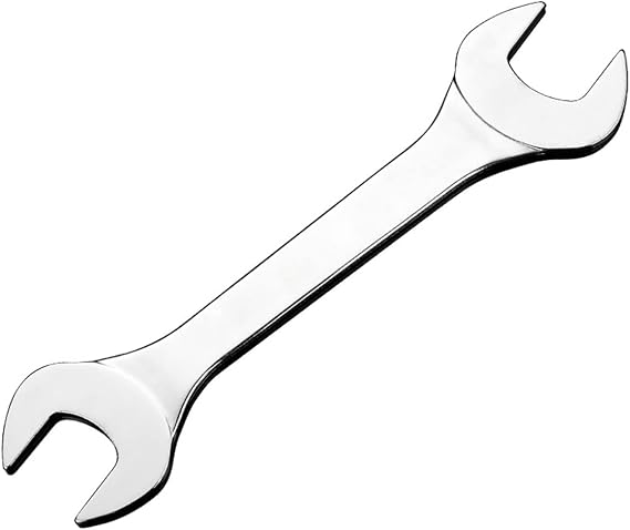TopHomer Double Ended Wrench 16 x 18mm Ultra Thin Open End Flat Spanner Metric for Use in Limited Space Conditions (Pack of 1)