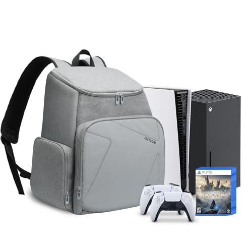 Jaffzora Travel Backpack Compatible with PS5PS4PS4 ProPS4 SlimXbox One XS