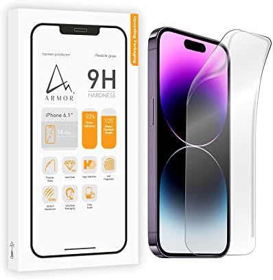 Armor Flexible Glass Screen Protector for iPhone 14 Pro, 9H with HD