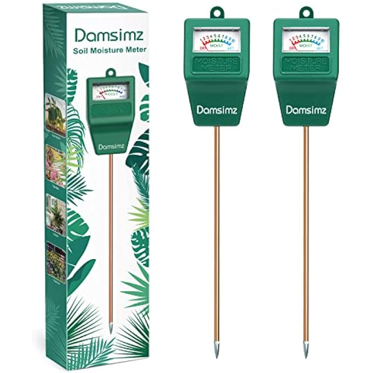 2 Packs Soil Moisture Meter for House Plants, Plant Water Meter, Plant Moisture Meter Soil Tester, Hydrometer for Plants Care, Gardening, Indoor and Outdoor Plants, No Battery Needed