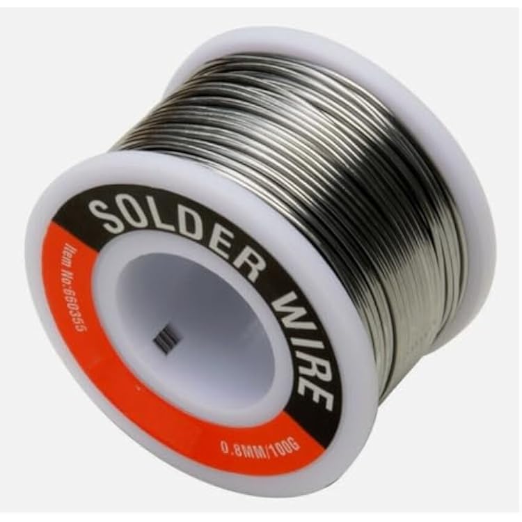 Edward Tools Solder Wire Rosen Core for Electrical Soldering - .8mm 100grams - Solder Wire Tin - High Purity - Bright, Clean, Less Welding Residues