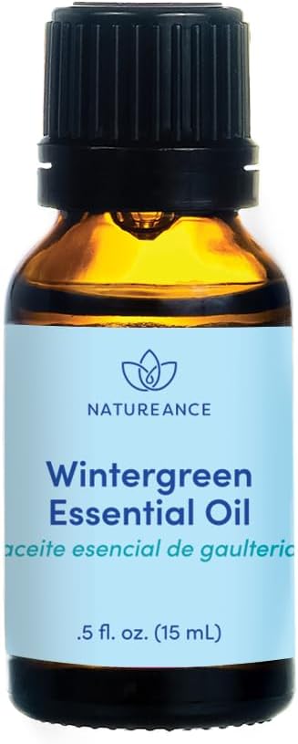 Wintergreen Essential Oil (15 mL) - 100% Pure and Natural, Therapeutic Grade Essential Oil.
