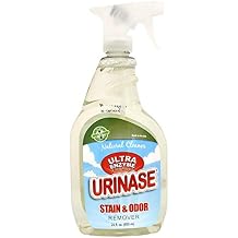 Ultra Enzyme Formula Stain & Odor Remover Spray, Carpets & Rugs, Hardwood, Furniture, Crates & Litter Boxed, Non-Toxic, Urine Destroyer, 22 oz