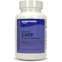 Amazon Basics 5-HTP with B6 Capsules, 100 mg, 120 Count