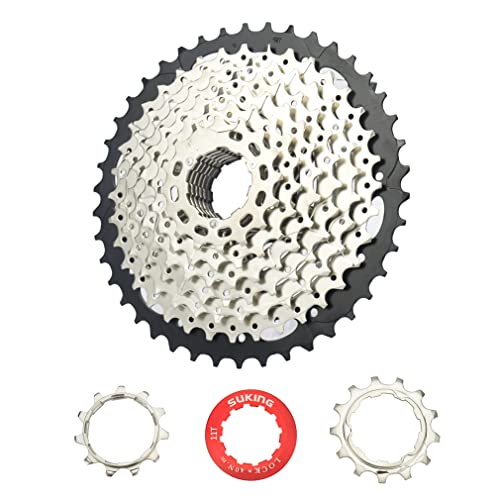 CYSKY 89101112-Speed Cassette 11-25T28T32T34T36T40T42T46T50T52T Bike Sprocket Freewheel Compatible with Shimano, Sram HG Hub, Fit for Mountain Bike, Road Bike, MTB Cassette