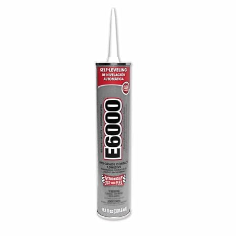 E6000 1875780 10.2 oz Polyurethane Industrial Adhesive - Pack of 12