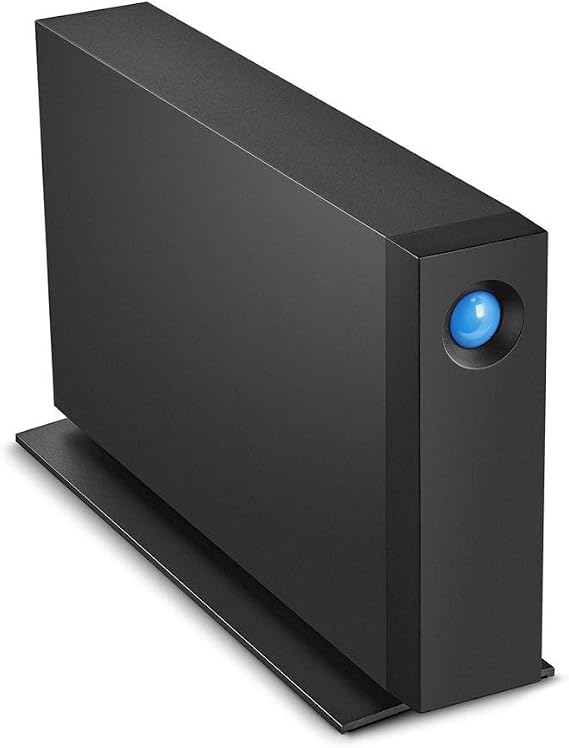 LaCie d2 Professional 8TB USB-C and USB 3.0 External Hard Drive + 1mo Adobe CC All Apps (STHA8000800) | USB-C USB 3.0 7200 RPM Enterprise Class Drives, Recovery Service (STHA8000800), Up to 240 MB/s, 240 MB/s