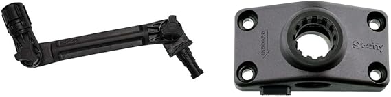 Scotty #429 Extended Gear Head Adapter, Black