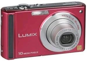 Panasonic Lumix DMC-FS20R 10MP Digital Camera with 4x Wide Angle MEGA Optical Image Stabilized Zoom (Red)