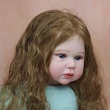 YIHANGG 70CM Huge Reborn Baby Doll Girl 28inch Realistic Reborn Toddler Doll Long Blond Hair Princess Dress Up Kids Gift Toy