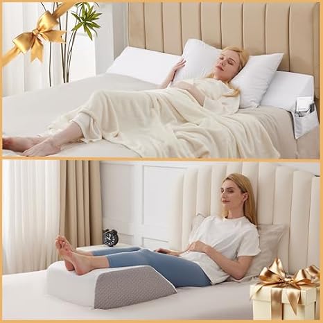 MEGCXIT Leg Elevation Pillow& King Headboard Pillow