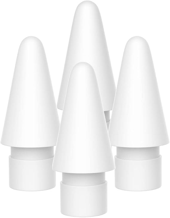AWINNER Apple Pencil 2 Gen iPad Pro Kalem ile Uyumlu Yedek İpuçları - iPad Kalem 1 st/ 2 Gen Beyaz 4'lü Paket için iPencil Ucu