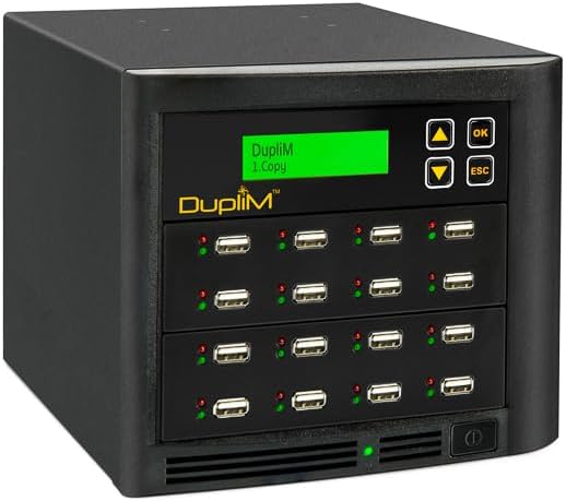 DupliM 1:15 USB Flash Drive Duplicator Stand-Alone Burner Cloner Copier (1 to 15)